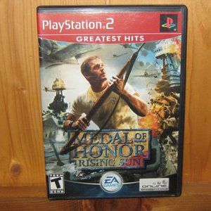 PS2 PlayStation 2 Game Medal of Honor Rising Sun